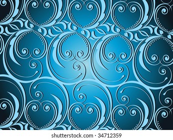 abstract elegance blue background, vector image