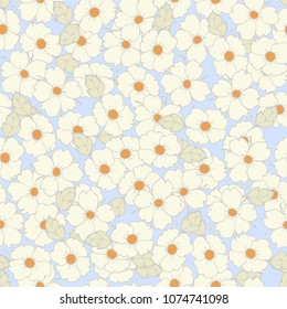 Abstract elegance  frame with floral background.

