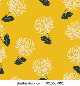 Abstract elegance pattern with floral background.
