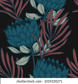 Abstract elegance pattern with floral background.
