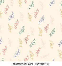 Abstract elegance pattern with floral background.
