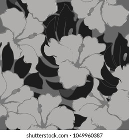Abstract elegance pattern with floral background.
