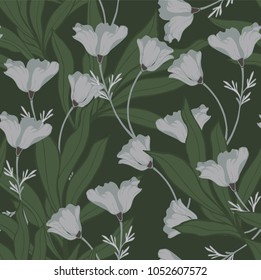 Abstract elegance pattern with floral background.
