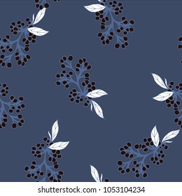 Abstract elegance pattern with floral background.
