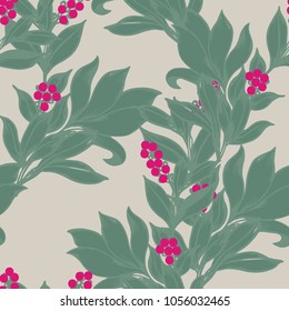Abstract elegance pattern with floral background.
