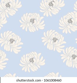 Abstract elegance pattern with floral background.
