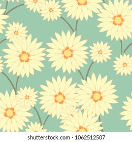 Abstract elegance pattern with floral background.
