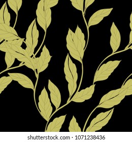 Abstract elegance pattern with floral background.
