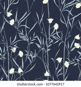 Abstract elegance pattern with floral background.
