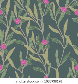 Abstract elegance pattern with floral background.