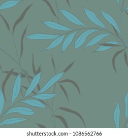 Abstract elegance pattern with floral background.
