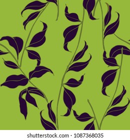 Abstract elegance pattern with floral background.
