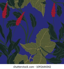 Abstract elegance pattern with floral background.