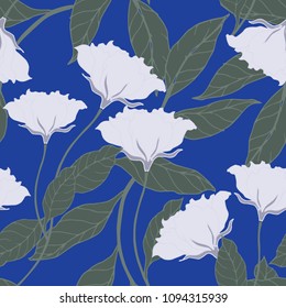 Abstract elegance pattern with floral background.

