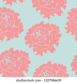 Abstract elegance pattern with floral background.