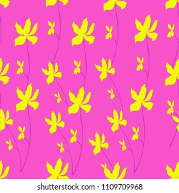 Abstract elegance pattern with floral background.