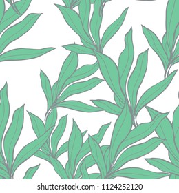 Abstract elegance pattern with floral background.