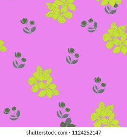 Abstract elegance pattern with floral background.
