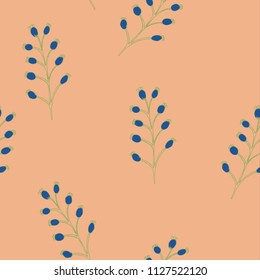 Abstract elegance pattern with floral background.