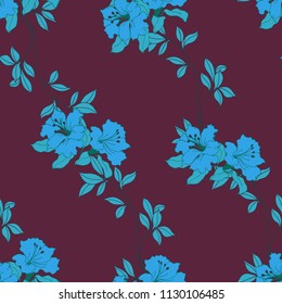 Abstract elegance pattern with floral background.