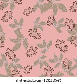 Abstract elegance pattern with floral background.