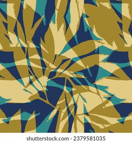 Abstract elegance pattern with floral background.	