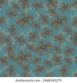 Abstract elegance pattern with floral background.