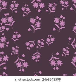 Abstract elegance pattern with floral background.