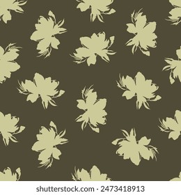 Abstract elegance pattern with floral background.