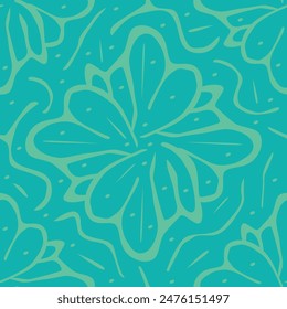 Abstract elegance pattern with floral background.