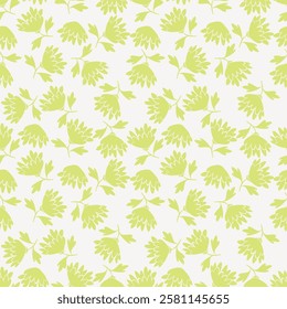 Abstract elegance pattern with floral background.