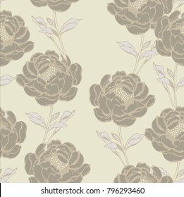 Abstract elegance pattern with floral background.
