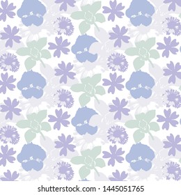 Abstract elegance pattern with floral background.Hand drawn fabric, gift wrap, wall art design.