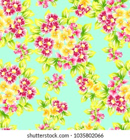 Abstract elegance seamless pattern with floral background