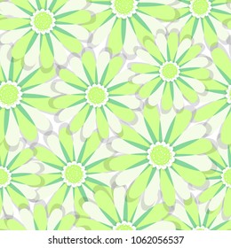 Abstract elegance seamless pattern with floral background