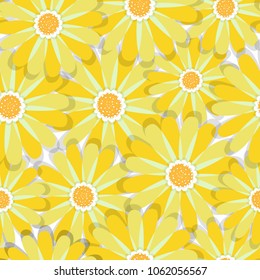 Abstract elegance seamless pattern with floral background