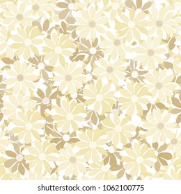 Abstract elegance seamless pattern with floral background
