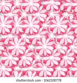 Abstract elegance seamless pattern with floral background