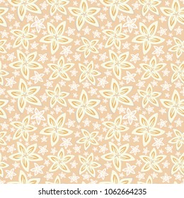 Abstract elegance seamless pattern with floral background
