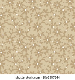 Abstract elegance seamless pattern with floral background