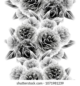 Abstract elegance seamless pattern with floral background