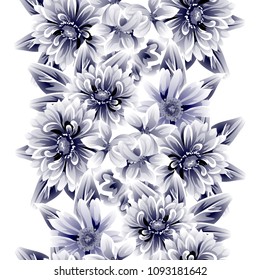Abstract elegance seamless pattern with floral background