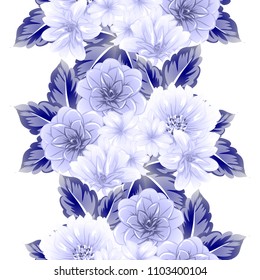 Abstract elegance seamless pattern with floral background
