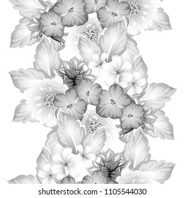 Abstract elegance seamless pattern with floral background