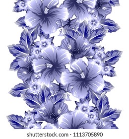 Abstract elegance seamless pattern with floral background