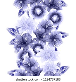 Abstract elegance seamless pattern with floral background