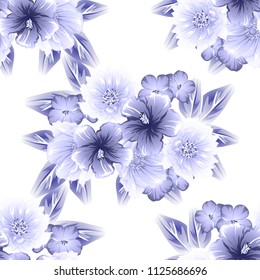 Abstract elegance seamless pattern with floral background