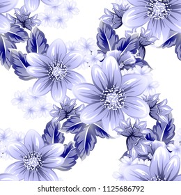 Abstract elegance seamless pattern with floral background