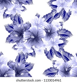 Abstract elegance seamless pattern with floral background
