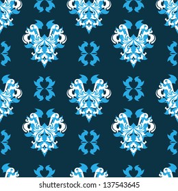 Abstract Elegance Seamless pattern with floral background